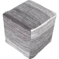 LR Home Pablo Distressed Pouffe