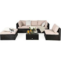 Costway 6 Pieces Outdoor Lounge Set