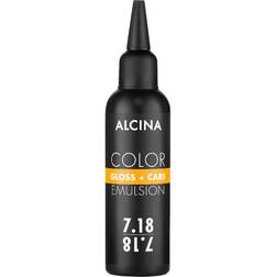 Alcina Color Gloss + Care Emulsion #7.18 Mittelblond-asch-silber