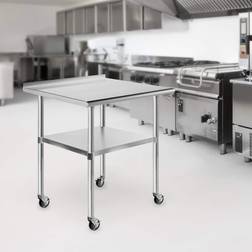 GRIDMANN NSF Commercial Kitchen Prep Work Trolley Table