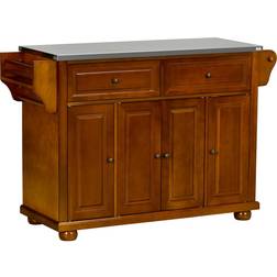 Homcom Double-Drawer Island Storage Cabinet