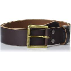 Lucky Brand Men's Leather Belt with Roller Brown