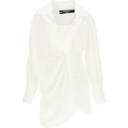 Jacquemus White Le Papier 'La Robe Bahia' Minidress White FR