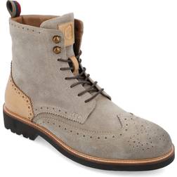 Thomas & Vine Welch Wingtip Leather Boot Taupe, TAUPE