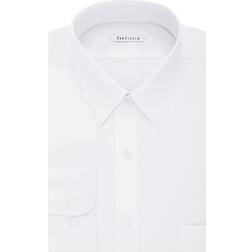 Van Heusen Big & Tall Classic/Regular Fit Wrinkle Free Poplin Solid Dress Shirt - White