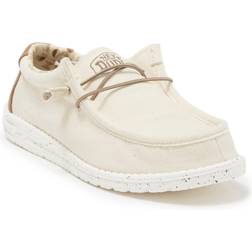 Hey Dude Ivory Wally Stretch Shoe