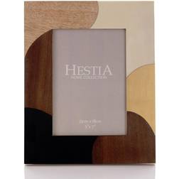 Hestia Mangowood & Brass 5" Photo Frame