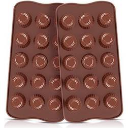 Candy Silicone 2pcs Chocolate Mold