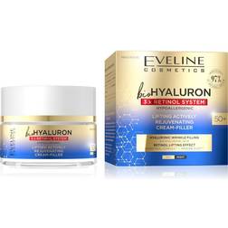 Eveline Cosmetics Bio Hyaluron 3x Retinol System Day and Night Lifting Cream 50ml