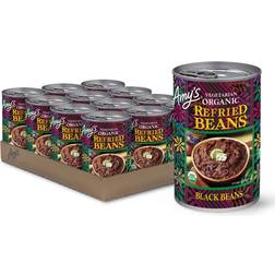 Amy's Organic Refried Vegetarian Black Beans 15.4