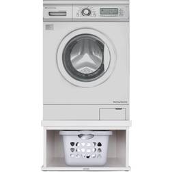 Ivation 29.92 in. Laundry Pedestal in White to Fit All Machines