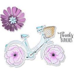 Sizzix Thankful Bicycle Die & Stamp Set Photo Frame