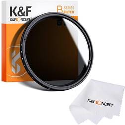 K&F Concept 82mm slim multi-coated hd nd2-400 variable nd filter for dslr camera