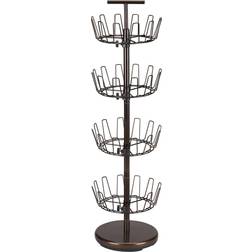 Household Essentials 2139-1 Metal Four-Tier Shoe Rack