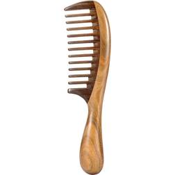 Branded Maelys Hair Comb Wooden Wide Tooth Comb