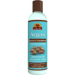 OKAY Argan Oil Leave In Conditioner, 8 Fluid