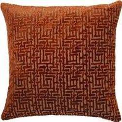 Paoletti Delphi Cushion Complete Decoration Pillows Orange, Red