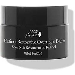 100% Pure Face Moisturizer Retinol Restorative Overnight Balm