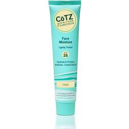 Cotz face moisture lightly tinted mineral sunscreen spf 35