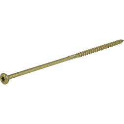 Hillman Power pro 48618 wood screws, 6", premium outdoor deck screws, rust