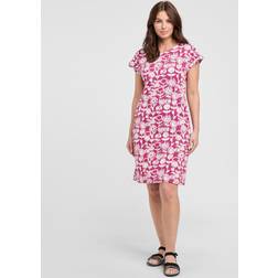 Weird Fish Florida Organic Jersey Dress Boysenberry