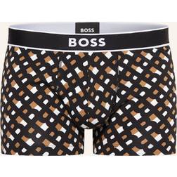 Hugo Boss Bodywear Print Trunk, Beige, 2Xl, Men