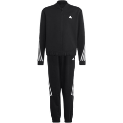 Adidas Junior Future Icons 3-Stripes Tracksuit - Black/White