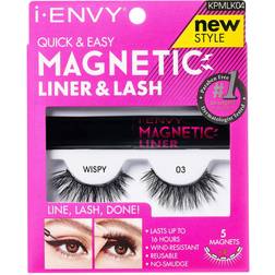Kiss i Envy Magnetic Eyeliner and Eyelashes Reusable Double Strength Eyelashes