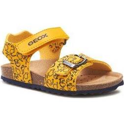 Geox CHALKI Boy Sandal, Yellow/Navy