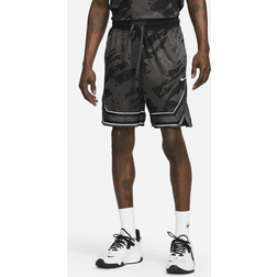 Nike Jordan Black & Gray Embroidered Shorts BLACK