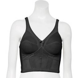 Carnival Women's Wireless Longline Corset Bra Black Black