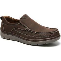 Aston Marc Men's Slip-On Walking Shoes Brown Brown