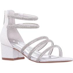 Nina Girl's Sparklar Sandals - White Baby Glitter