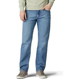 Lee Men's Regular Fit Straight Jeans, 36X29, Med