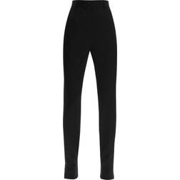 Dolce & Gabbana Black Kim Kardashian Edition Creased Trousers N0000 Nero IT