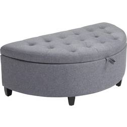 Homcom Half Moon Modern Storage Bench