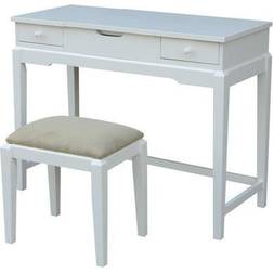 International Concepts Solid Wood Vanity Dressing Table