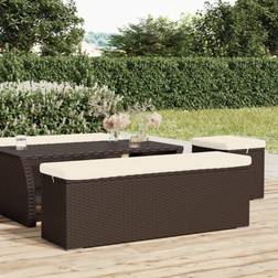 vidaXL Poly Braun Gartenbank