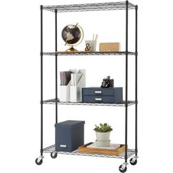 Trinity 4-Tier Basics Wire Rack Shelving System