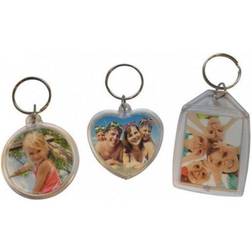 EDCO Key Ring Set Transparent 3 Pieces