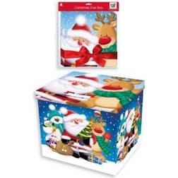 The Home Fusion Company Santa & Friends Christmas Eve Gift Box 28cm Festive Decoration