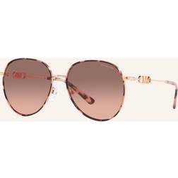 Michael Kors Women's Sunglasses, Empire Rose Gold-Tone, Pink Tortoise