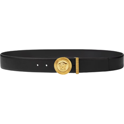 Versace Medusa Biggle Belt - Black/Gold