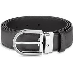 Montblanc Horseshoe Buckle Belt - Grey