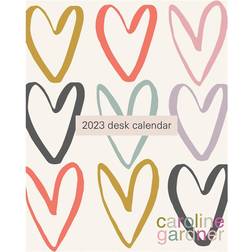 Hearts Design Desk Calendar 2023