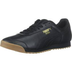 Puma Men's Sneaker, Black-teamgold