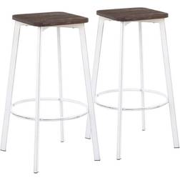 Lumisource Clara Collection B30-CLRASQVWE2 Bar Stool 2