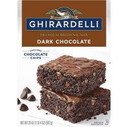 Ghirardelli dark chocolate premium brownie mix