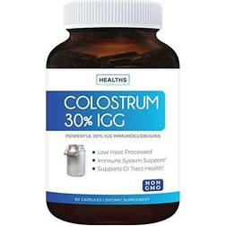 Healths Harmony Colostrum 1,000mg non-gmo 30% igg immunoglobulins immune 60