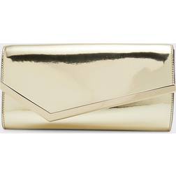 Jimmy Choo Womens Gold Emmie Mirrored-fabric Clutch 1SIZE